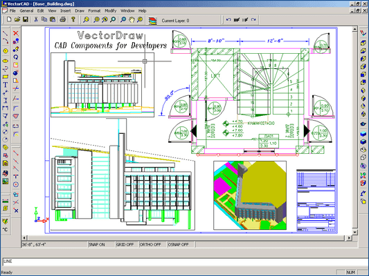 VectorDraw Developer Framework (VDF) 스크린샷