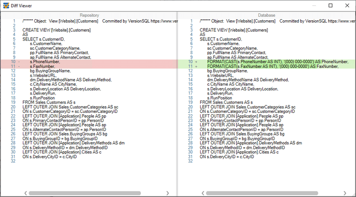 Internal Diff Viewer