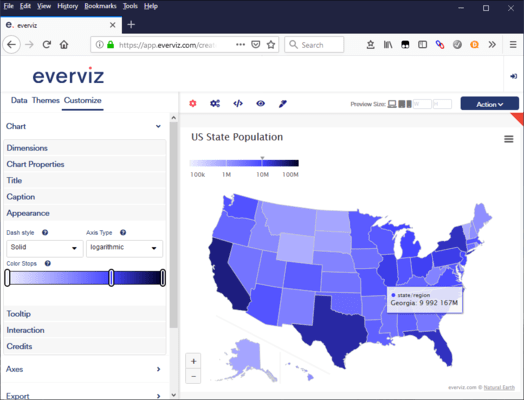 everviz - Map Demo