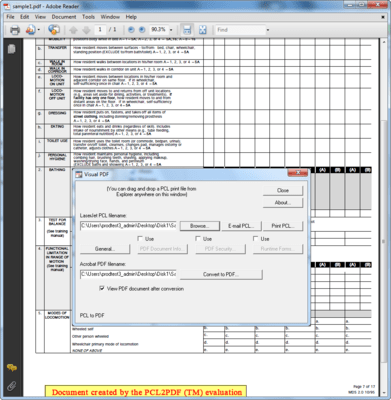 Convert LaserJet PCL to PDF (Portable Document Format), PCL to PDF Convert LaserJet PCL to PDF (Portable Document Format), PCL to PDF
