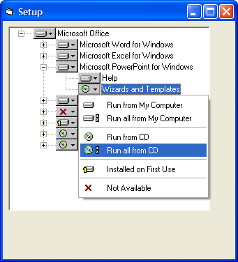 Setup-like TreeViews Setup-like TreeViews