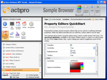 Actipro updates PropertyGrid for WPF