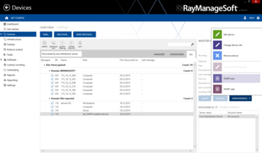 RayManageSoft 10.5 released