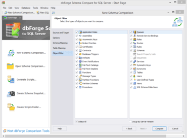 dbForge Schema Compare for SQL Server 4.2.35