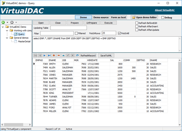 Virtual Data Access Components (VirtualDAC) V10.0.1