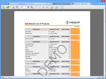 DevExpress Report Server 16.2.3