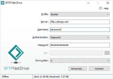 SFTP Net Drive