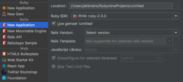 RubyMine 2017.1