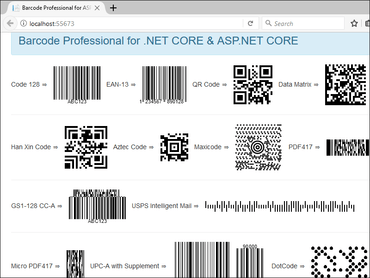 Neodynamic Barcode Professional for .NET Core V1.0