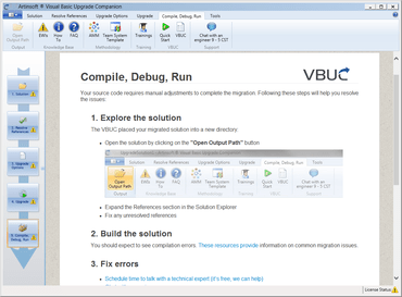 Visual Basic Upgrade Companion (VBUC) 8.0