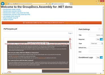 GroupDocs.Assembly for .NET V17.12