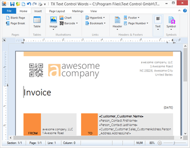 TX Text Control .NET for Windows Forms Enterprise X15 SP1