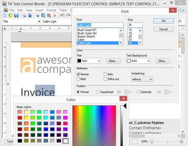 TX Text Control ActiveX Enterprise/XML X15 SP1