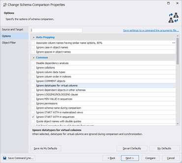 dbForge Schema Compare for Oracle v4.0.8