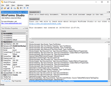 Actipro Docking & MDI for WinForms 2018.1 build 0341