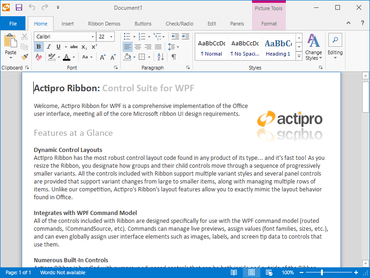Actipro Ribbon for WPF WPF 2018.1 build 0676