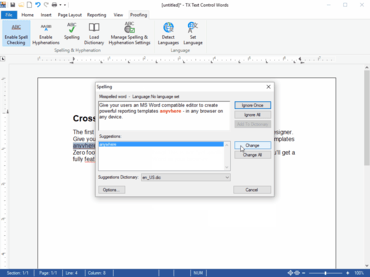 TX Spell .NET for WinForms and ASP.NET 7.0 SP1