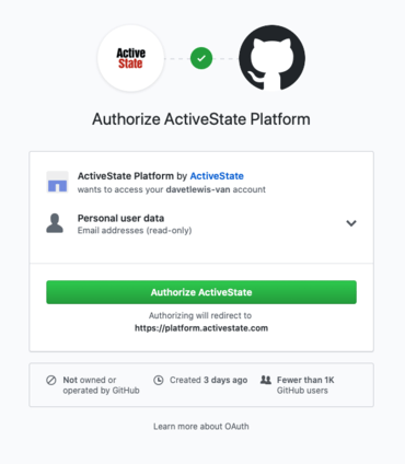 ActiveState Platform - novembro de 2019