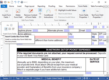 TX Text Control .NET for Windows Forms Professional X18