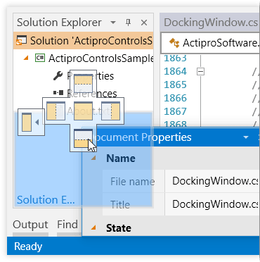 Actipro Docking & MDI for UWP 2020.1