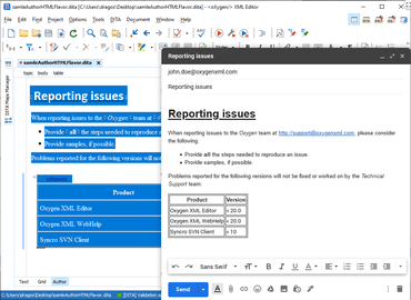 Oxygen XML Author Enterprise V22.1