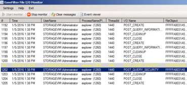 EaseFilter File System Monitor Filter Driver SDK v5.0.6.4