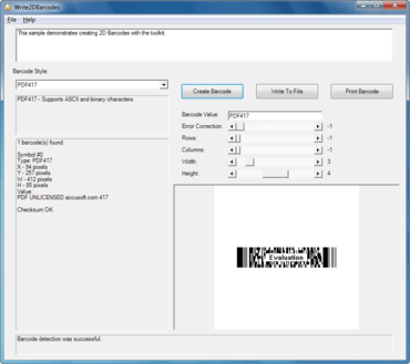 Barcode Xpress ActiveX v13.4