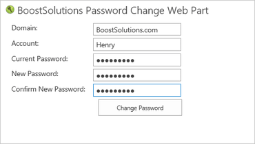 SharePoint Password Change and Expiration v3.13.0.301