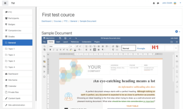 ONLYOFFICE Docs Enterprise Edition with Moodle Connectorがリリースされました