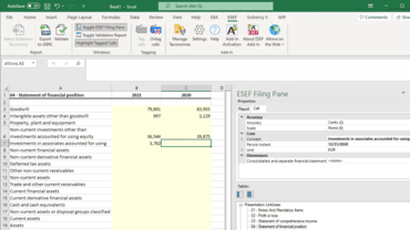 Altova European Single Electronic Format (ESEF) XBRL add-in for Excel released