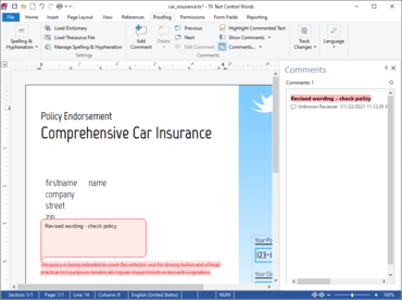 TX Text Control .NET for WPF 31.0 SP1