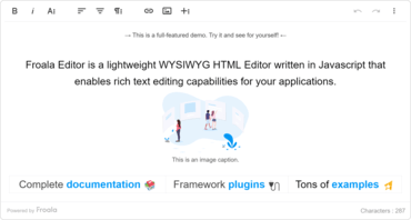 Froala Editor v4.1.0