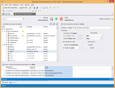 dbForge Data Generator for SQL Server released