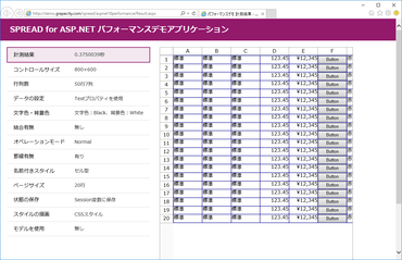 SPREAD for ASP.NET（日本語版）10.0J SP5