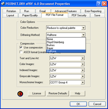 PDF Image Printer creates faxable images