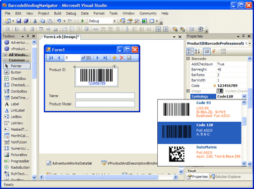 .NET barcode component adds symbologies