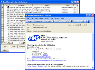 Total Access Emailer for Access 2010 now available