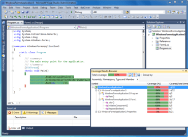 dotCover adds Integrated Unit Test Runner dotCover adds Integrated Unit Test Runner