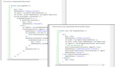 Async and Await support for all Xamarin Platforms Async and Await support for all Xamarin Platforms