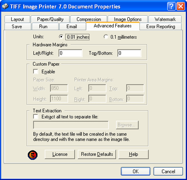 PEERNET patches TIFF Image Printer