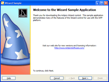 Actipro patches Wizard for WPF