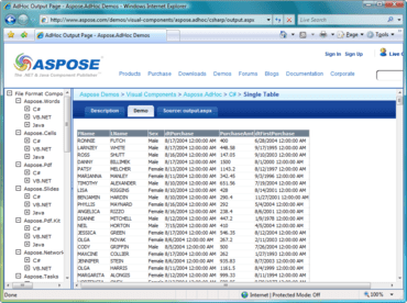 Aspose.Report for .NET patched to V2.7