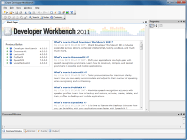 Chant Developer Workbench supports Silverlight 5