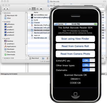 Add barcode reading to your iPhone apps