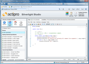 Actipro launches Silverlight Studio