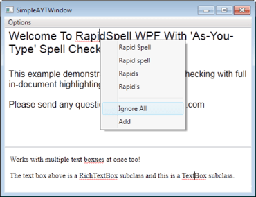 WPF spell checker now available