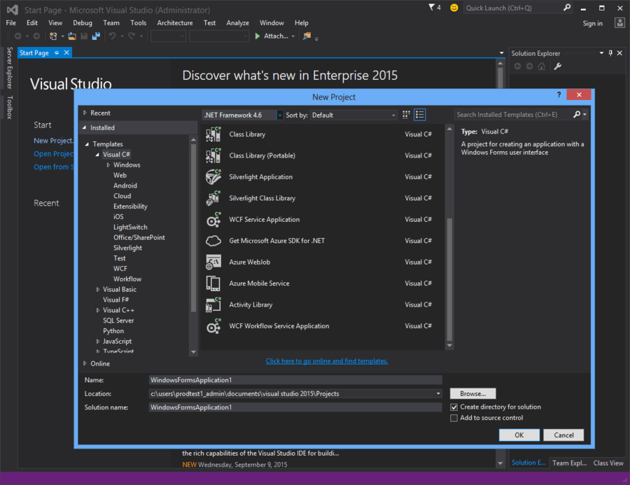 Microsoft Visual Studio 2015 Enterprise Prices