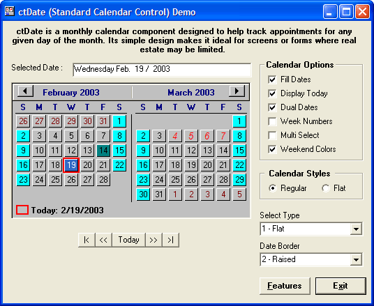 2003 calendar may
