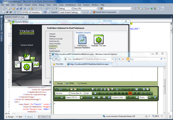 Complete UI toolbox of controls - Telerik UI for AJAX