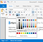 Actipro Ribbon for WPF 22.1.1